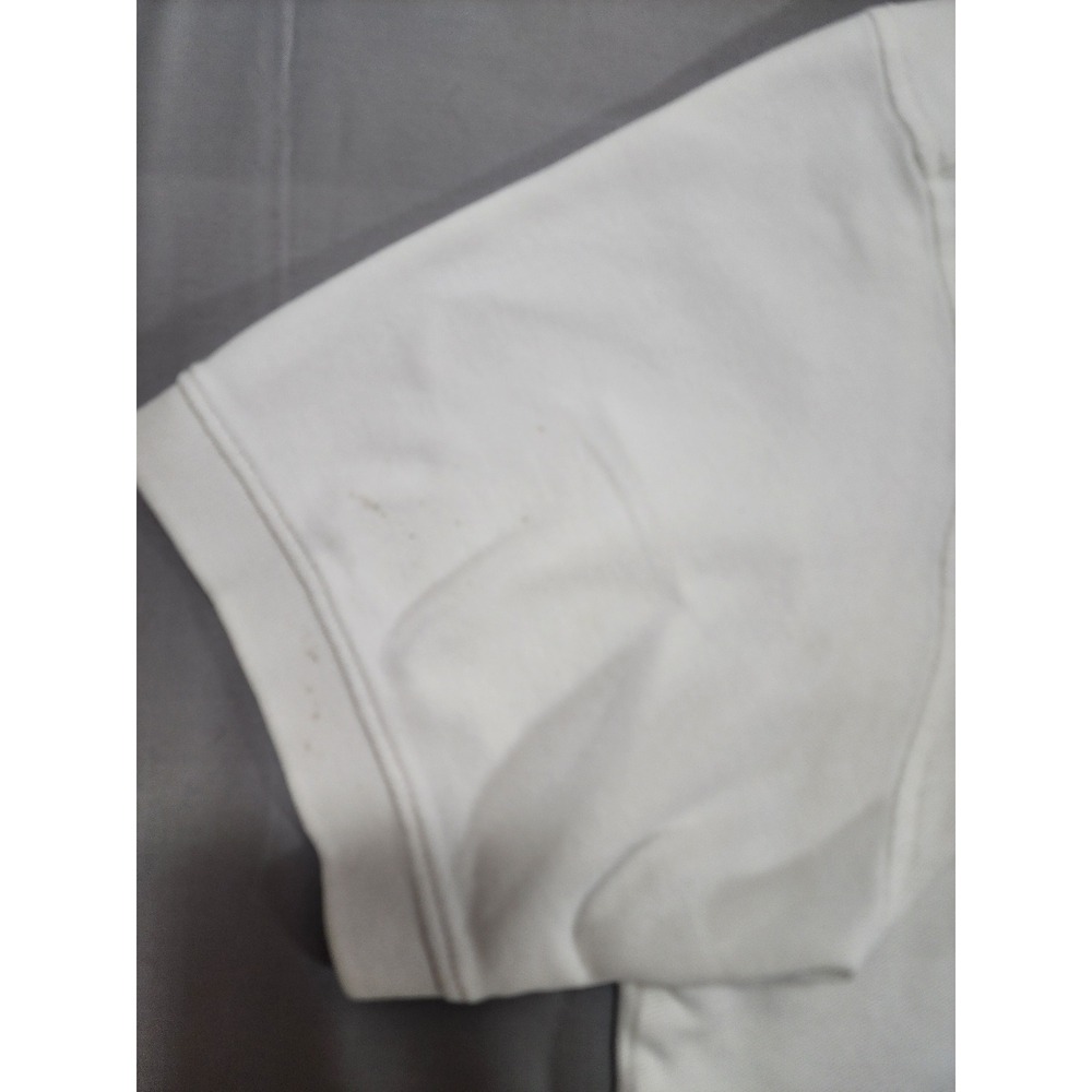 Tommy Bahama Mens XL White Pique Short Sleeve Polo Shirt Marlin Logo Casual - Picture 7 of 14
